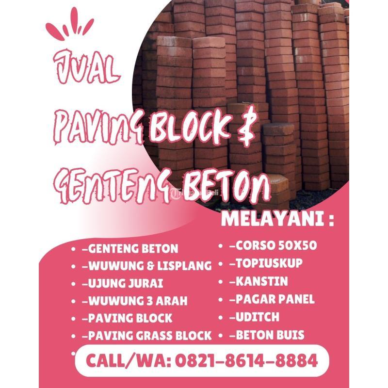 Paving Block Kuat, Tidak Mudah Berubah Bentuk - Malang