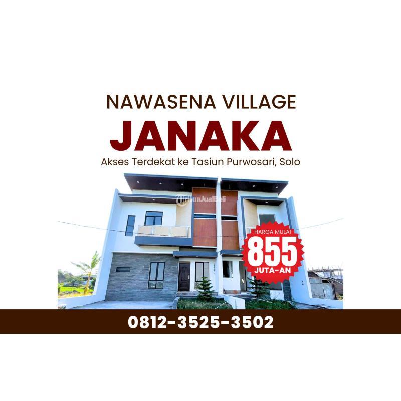 Dijual Rumah 2 Lantai 4KT 3KM SHM Tropis Minimalis Dekat Solo - Sukoharjo