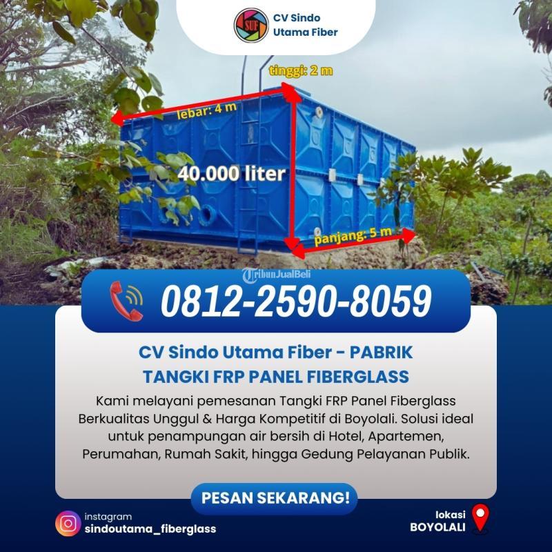 Tangki FRP Panel Fiberglass 50.000 Liter - Boyolali