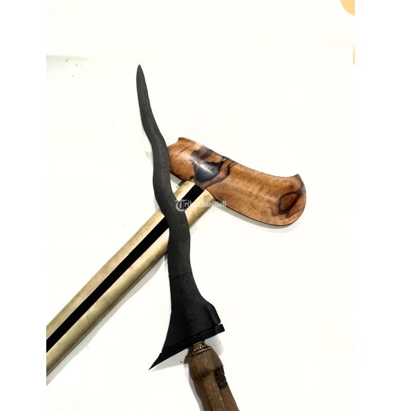 Jual Keris Sepuh Pulanggeni Pamor keleng Tangguh Sedayu Warangka Kayu Timoho - Jakarta Timur