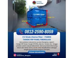 Tangki FRP Panel Fiberglass 12.000 Liter - Brebes