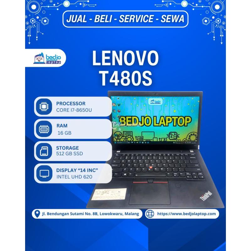 Jual Laptop Second, Lenovo ThinkPad T480s i7, Harga Murah - Malang