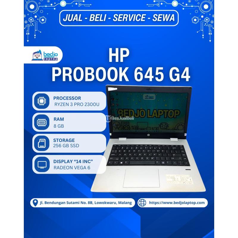 Dijual Laptop Bekas, HP PROBOOK 645 G4 RYZEN 3 - Malang