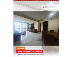 Disewakan Apartemen, Fully Furnished, Taman Anggrek Condominium, 2 Bedroom, City View, Termurah - Jakarta Barat