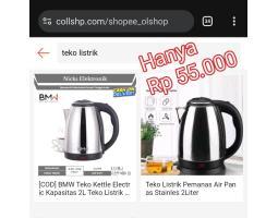 Teko Listrik Pemanas Air Bahan Stainless Isi 2 Liter - Jakarta Pusat
