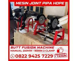 Mesin Las Pipa HDPE Best Seller Ukuran 250mm90mm Manual 2 Clamp - Jakarta Timur