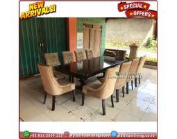 Meja Makan Jati Kursi 8 Meja Makan Minimalis Modern Furniture - Jepara