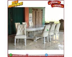 Meja Makan Minimalis Kursi Meja Makan Klasik Eropa Kursi 8 Furniture - Jepara