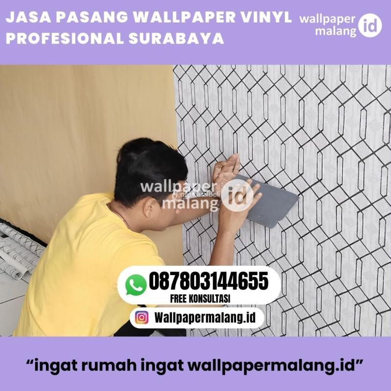 Jasa Pasang Wallpaper Vinyl Profesional - Malang