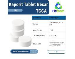 Kaporit Tablet Besar TCCA 1kg - Bogor