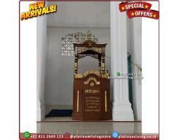 Produsen Mimbar Masjid Jati Jepara, Mimbar Masjid Ukir - Jepara 