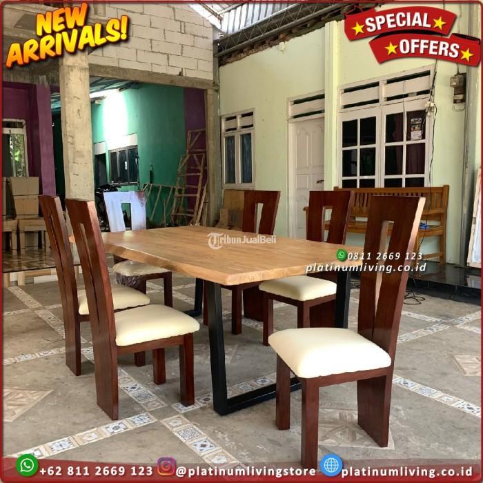 Produsen Meja Makan Jati Modern Set 4 Kursi - Jepara