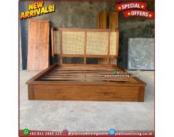 Prodsusen Tempat Tidur Jati Minimalis Laci 2, Dipan Jati Minimalis 120x200 - Jepara