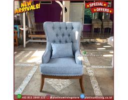 Produsen Kursi Sofa Santai Single, Sofa Jati Santai Single Minimalis - Jepara