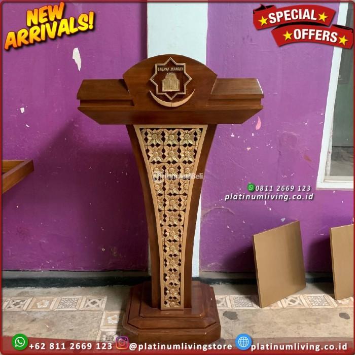 Produsen Podium Masjid, Podium Pidato Kayu Jati, Podium Presiden - Jepara