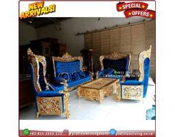 Produsen Kursi Sofa Tamu Ukiran Mewah, Sofa Jati Ukiran Mewah Klasik - Jepara 