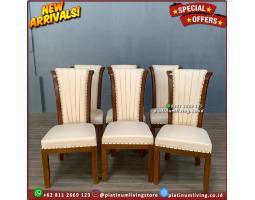 Produsen Kursi Makan Jati Minimalis Modern, Kursi Makan Mewah Kayu Jati - Jepara