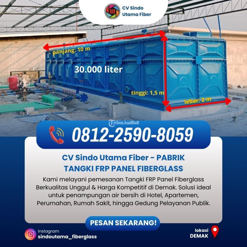 Tangki FRP Panel Fiberglass 30.000 Liter - Demak