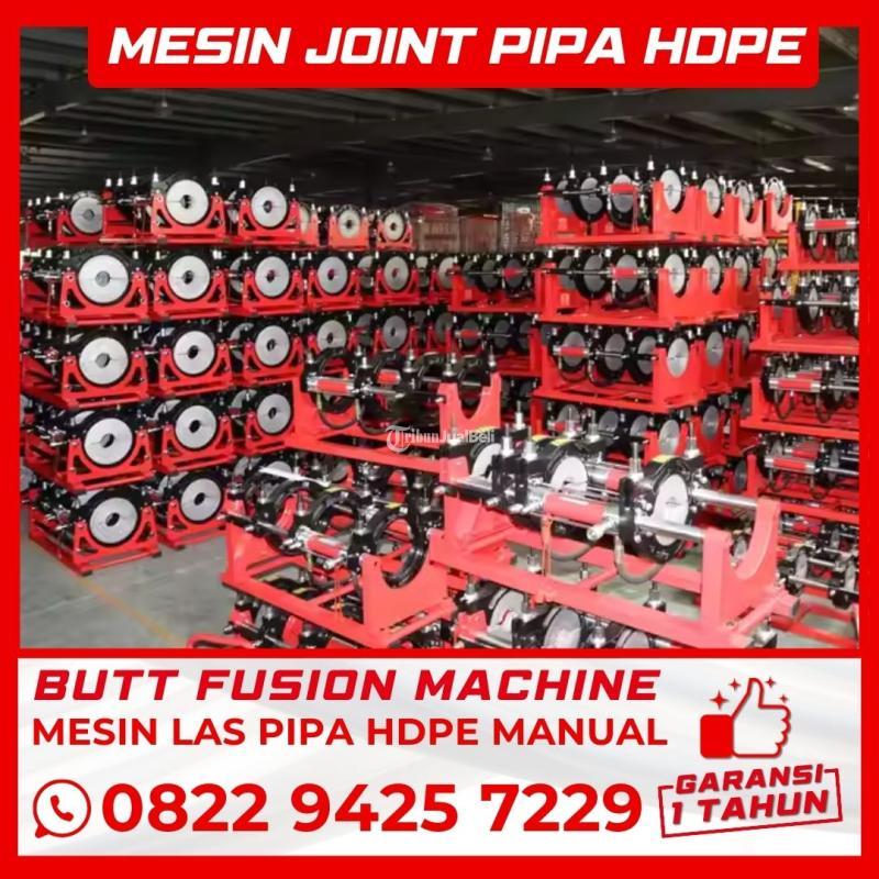 Mesin Las PIPA HDPE Uk 200mm - 63mm Manual Type L 4 Clamp - Jakarta Timur