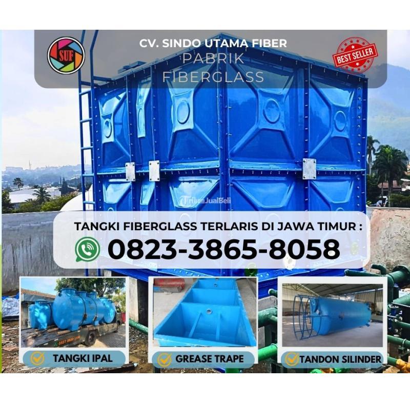 Tangki Panel Fiberglass, Tandon Fiberglass FRP 20000 Liter - Lumajang