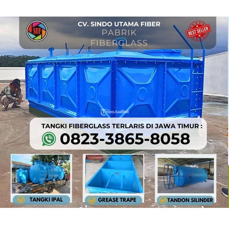 Tangki Panel Fiberglass, Tandon Fiberglass FRP 20000 Liter - Lumajang