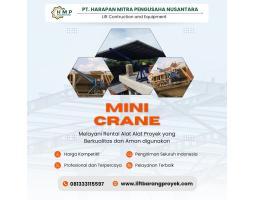 Sewa Mini Crane Kapasitas 500 Kg - 1 Ton - Gorontalo Kota 