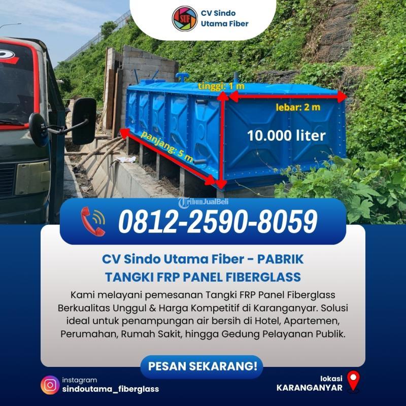 Tangki FRP Panel Fiberglass 13.000 Liter - Karanganyar
