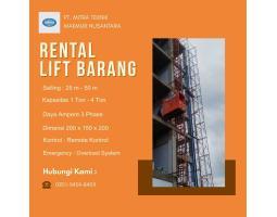 Rental Lift Barang PT. Mitra Teknik Makmur Nusantara - Jakarta Pusat 