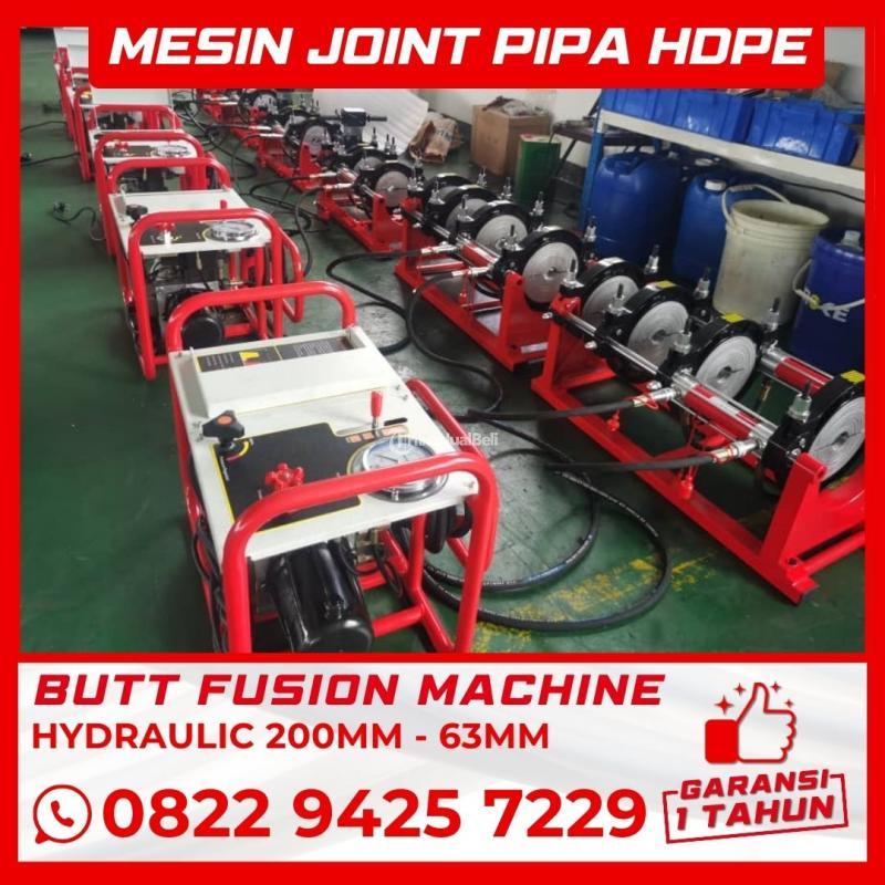 Mesin Las PIPA HDPE Type Hydraulic Ukuran 200m63mm Garansi 1 Tahun - Jakarta Timur