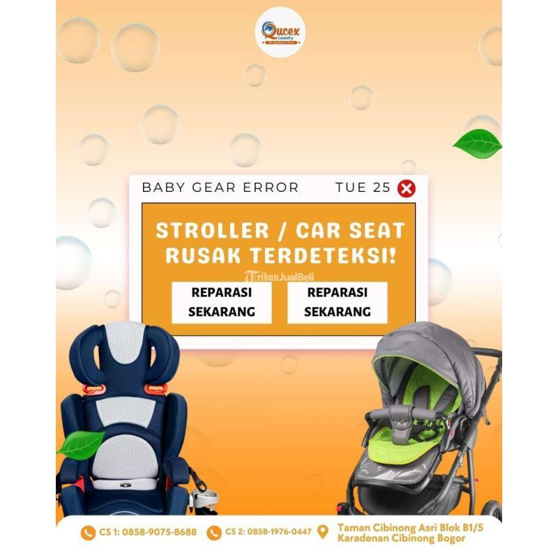 Cuci  Ganti Cover Stroller Ciomas No.1 - Bogor