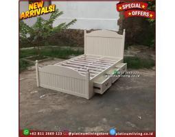 Produsen Tempat Tidur Duco 160x200 Laci 2 - Jepara