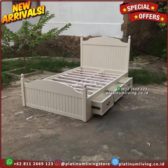 Produsen Tempat Tidur Duco 160x200 Laci 2 - Jepara