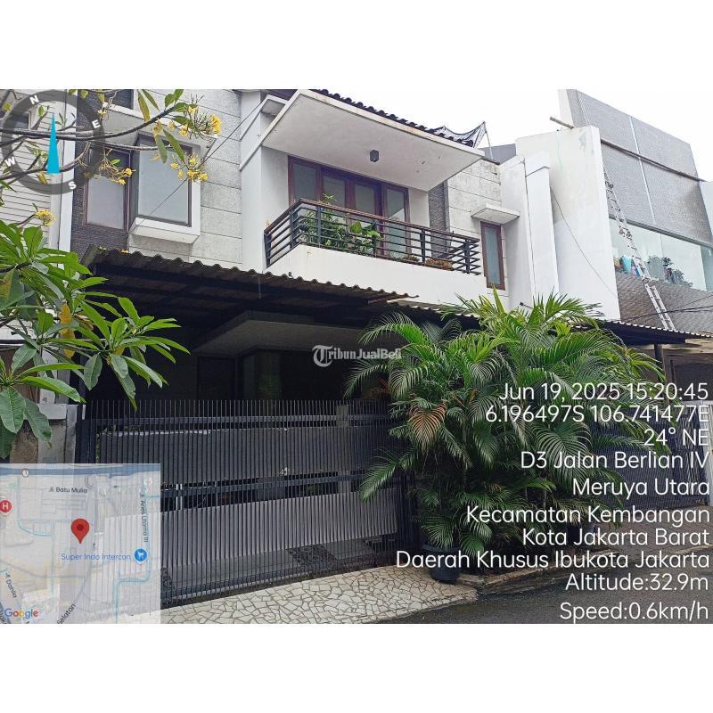 Dijual Rumah Murah 2 Lantai, Lt. 150m2, Lb. 180m2, Shm, Cash Only Di Taman Meruya Ilir - Jakarta Barat