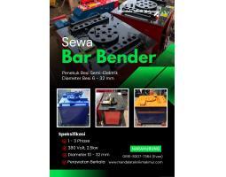 Sewa Penekuk Besi Ulir atau polos 6 - 32 mm Terlengkap - Cimahi Jawa Barat