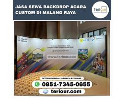 Jasa Sewa Backdrop Acara Custom - Malang 