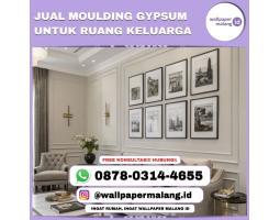 Moulding Gypsum untuk Ruang Keluarga - Malang 