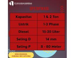 Sewa Hoist Crane - Cilegon