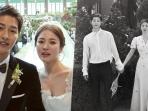 Romantis, Begini Foto - Foto Pernikahan Song Joong Ki dan Song Hye Kyo yang Bikin Baper!