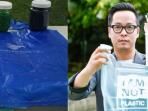 Keren! Bisa Terurai, Pria Tampan Ini Sulap Singkong Jadi Kantung Plastik Yang Dipakai Garuda Indonesia