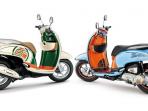 Persaingan Skutik Retro di Indonesia Semakin Ketat Setelah Kemunculan New Honda Scoopy