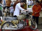 Begini Nih Bentuk Detail Honda CB Modif yang Dibeli Pak Jokowi dari Boyolali