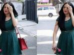 Waduh! Nyoblos Pakai Dress Hijau Cantik, Netizen Malah Hujat Mulan Jameela Karena Tampilan Bagian Bawahnya