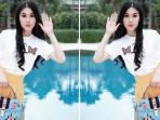 Mengenakan Denim, Sandra Dewi Umumkan Kehamilannya?