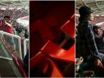 Baru Dipakai Sekali, Kursi di GBK Sudah Ada yang Patah Akibat Kelakuan Norak Supporter. Lihat Foto Fotonya!
