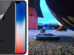 Mencengangkan, Seperti Ini Kondisi iPhone X Setelah Dilindas Mobil Mewah. Lihat Videonya!