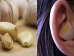 Khasiat Meletakkan Bawang Putih di Telinga yang Jarang Disadari