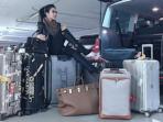 Hobi Keliling Dunia, Segini Harga Koper yang Dibawa Syahrini