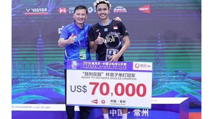 Jadi Juara Badminton, Segini Total Hadiah Yang Diterima Ginting Selama ...