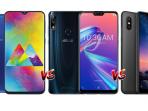 Perbandingan Samsung Galaxy M20, Asus Zenfone Max M2 dan Xiaomi Redmi Note 6 Pro, Mana yang Terbaik?