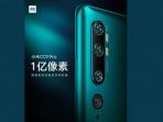 Intip Tampilan Mi CC9 Pro, Punya 5 Kamera dan Resolusi 108 MP